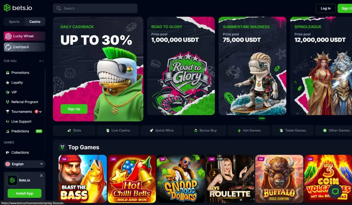 Bets.io crypto casino preview